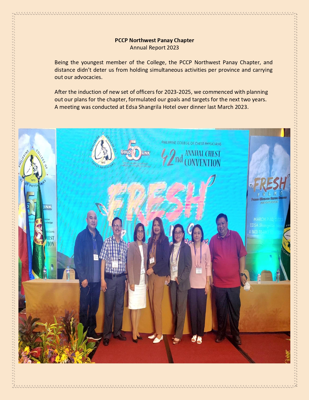 Northwest Panay Chapter of The Philippine College of  Chest Physicians (PCCP)